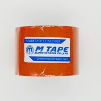 스포츠근육테이핑 엠테이프(5cmx5m)오렌지 주황 일반롤 머슬TAPE(1개입)