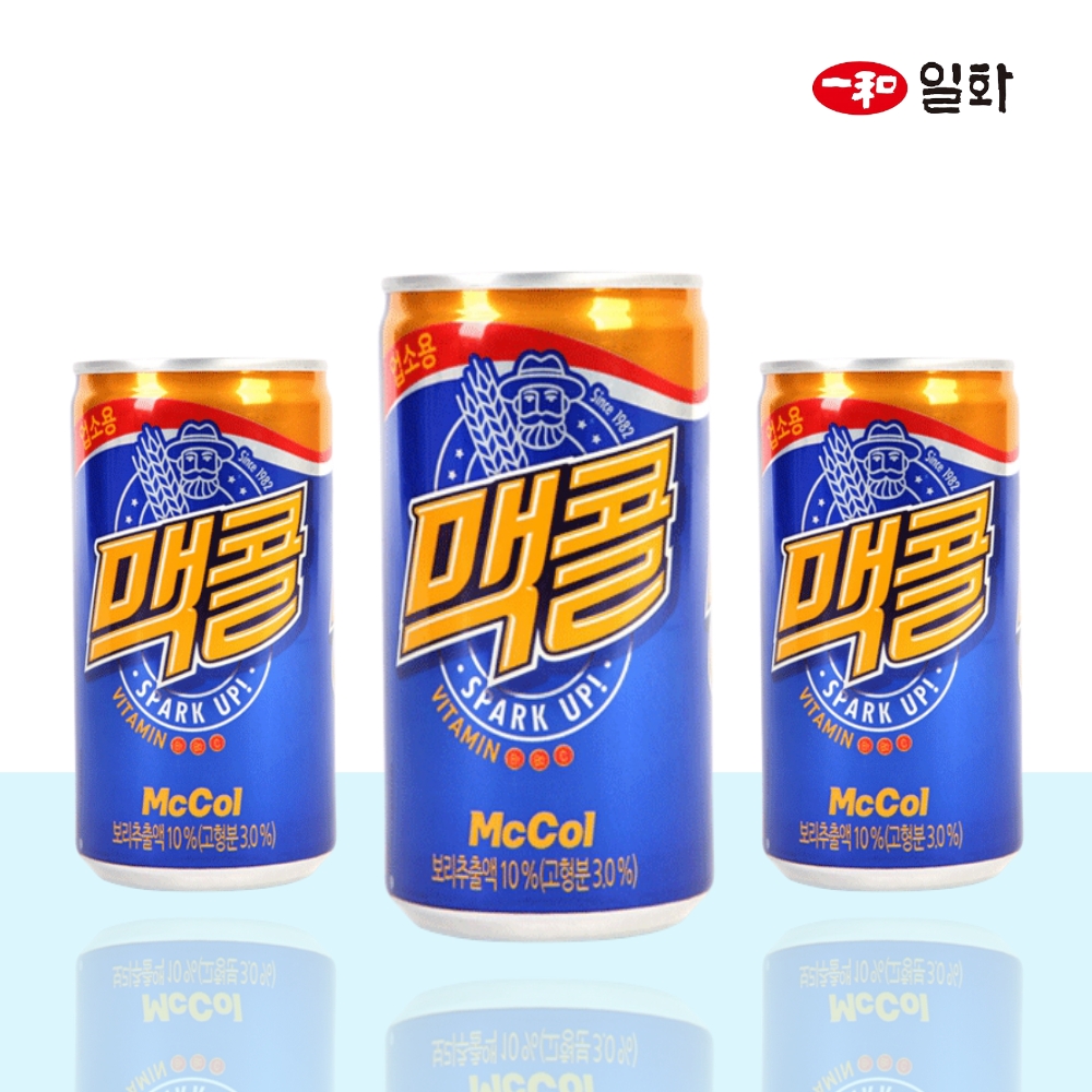 맥콜 보리 탄산음료