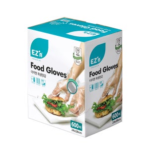 EZn이지엔 위생장갑 600매, 1개