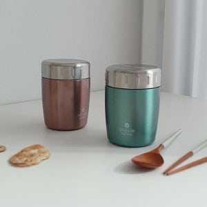 핫콤 죽통 겸 도시락 JBL-420 420ml 올스텐 수능 캠핑 나들이 밥통 국통