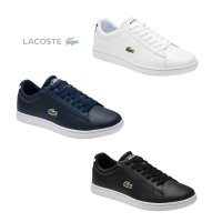 라코스테 가죽 스니커즈 운동화 여성 3컬러 LACOSTE Carnaby Evo Mesh-lined Leather Sneakers