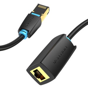 벤션 40Gbps CAT8 인터넷 랜선 랜케이블 연장선 IKH 1m, 1개