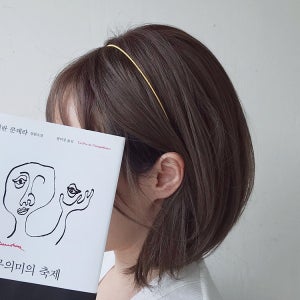 레나크리스 실로감은 심플 얇은 머리띠 (6컬러)
