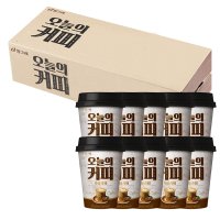 빙그레 컵커피 오늘의커피 카페라떼 250ml x10