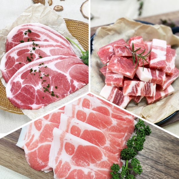 돼지고기 목전지 제육용 불고기용 찌개용 구이용 1kg(500gx2ea) 냉동 더예쁜한우