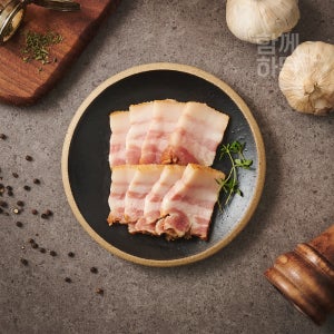 [실속형] 함께하닭 훈제 삼겹살 슬라이스 400g 캠핑용 통삼겹