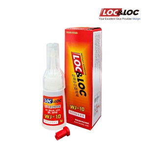 록앤록 WJ-10 5g 다목적 순간접착제 초강력 본드 고무 플라스틱 금속 도자기