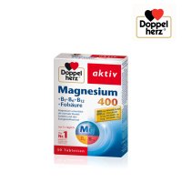 [당일발송] 독일 도펠헤르츠 마그네슘 400mg 30개입 독일 Doppelherz Magnesium 400mg 30st