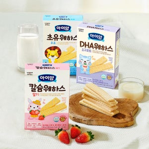 아이얌 웨하스세트 (초유3개+요구르트3개+딸기3개)