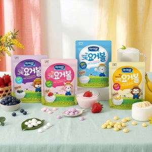 아이얌 그릭요거볼세트 (딸기, 바나나, 블루베리, 플레인 각 2개씩 총 8개)