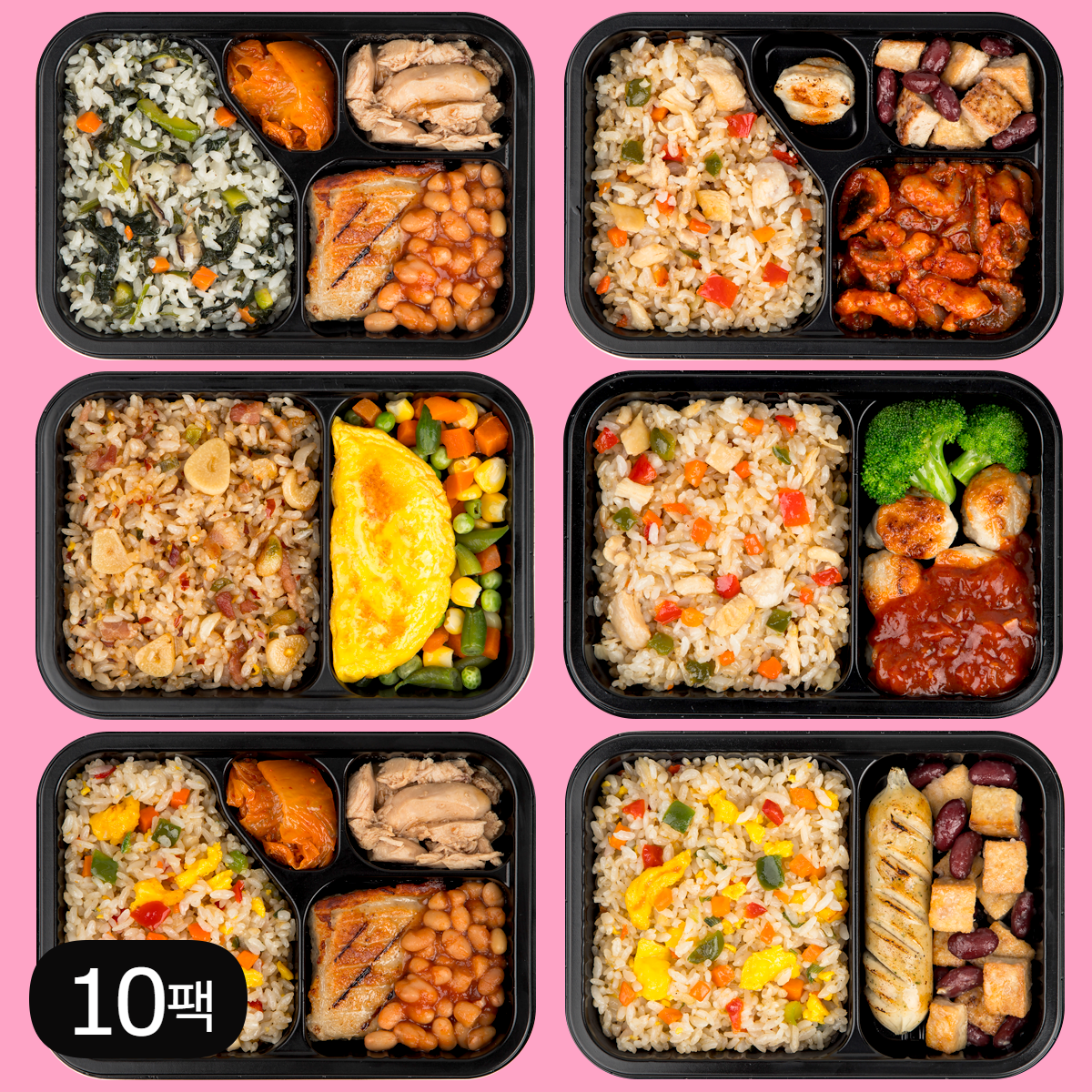 [푸드페스타] 다신샵 다신밥상 도시락 10종 10팩 다이어트<b>식단</b> / 직장인점심 <b>식단관리</b>