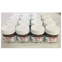 누텔라 헤이즐넛 스프레드 미니글라스 25g 16팩 Nutella Hazelnut Spread Mini Glass 0.88oz