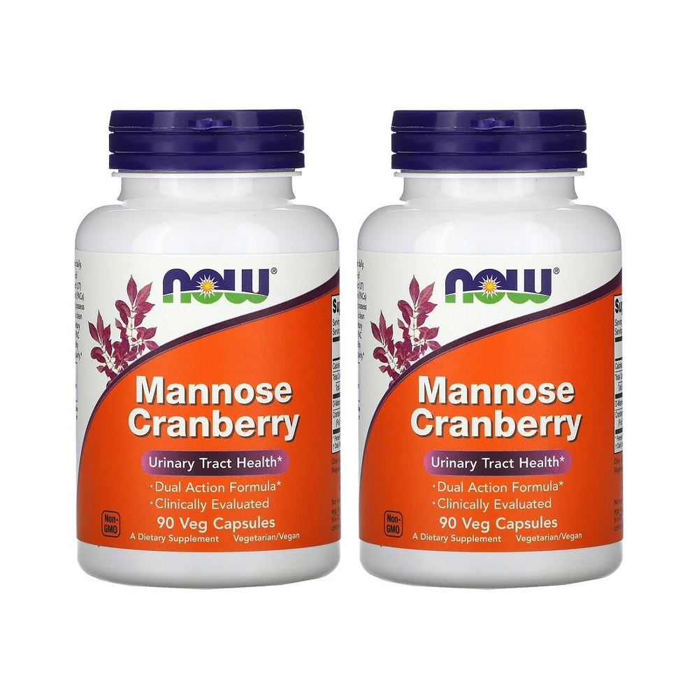 나우 푸드 만노스 크랜베리 베지 캡슐 90개입 [2통] Mannose <b>Cranberry</b>