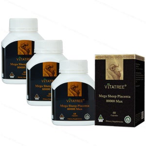 비타트리 호주 메가 양태반캡슐 80000 맥스 60정x3통 플라센타 콜라겐