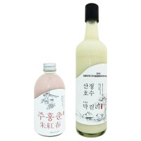 술빚는 전가네 생막걸리 세트2호 주홍춘10도350ml, 동정춘6도720ml 각1병