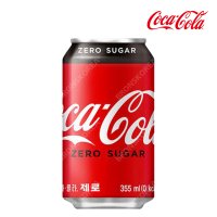 코카콜라 제로 355ml 1박스(24캔)/음료수 사이다 펩시 탄산
