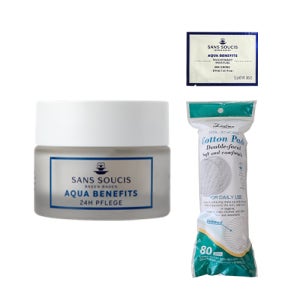 산수시 아쿠아 베네핏 24h 수부지 물광 속건조 수분크림 50ml