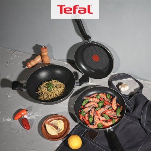 테팔 티타늄 1X 매트 그레이 3종세트( 프라이팬24cm,28cm + 볶음팬28cm )