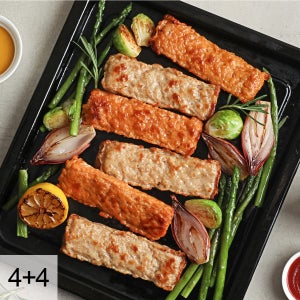 다신샵 고단백 닭가슴살바 떡갈비맛 외 4종 8팩 / 닭신 국내산 오븐구이 핫바