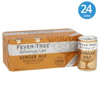 Fever-Tree 피버트리 리프레시 라이트 진저 에일 토닉 워터 150ml 24캔