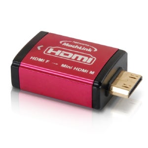 마하링크 HDMI to MINI HDMI F/M 메탈 젠더 ML-H003