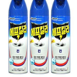 에프킬라 킨 에어졸 500mlx3개 파리 모기 살충제