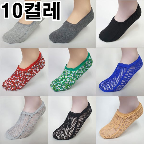 덧버선 버선양말 면덧신 여름 할머니 실내용 여성 망사 꽃덧신