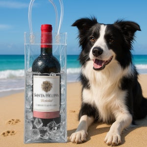 와인 칠링백 아이스버킷 보냉 샴페인 와인 칠러 쿨러 PVC 투명 A타입