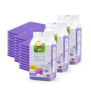 3M 크린스틱 베이킹소다 톡톡 시트타입(수세미형) 30매