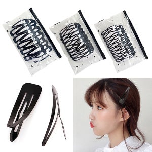 이쁨달다 국민똑딱핀 국산 기본 검정 똑딱핀 대형 중형 소형