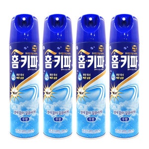 홈키파 무향 에어졸 수성 500ml 4개 뿌리는 모기약 스프레이 살충제 모기 벌레 퇴치 기피제