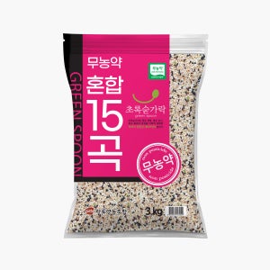 2025년 무농약 혼합15곡 3kg, 2개
