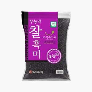 2025년 무농약 찰흑미 3kg, 2개