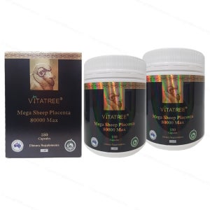 비타트리 호주 메가 양태반캡슐 80000 맥스 180정x2통 플라센타 콜라겐
