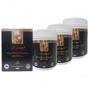 비타트리 호주 메가 양태반캡슐 80000 맥스 180정x3통 플라센타 콜라겐