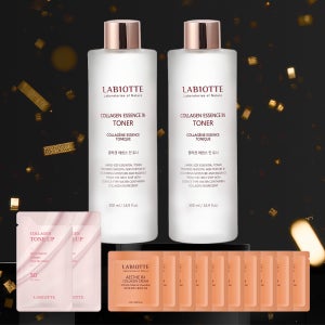 라비오뜨 콜라겐 에센스 인 닦토 대용량 토너 500ml X 2개 + 에스테 크림 10ml