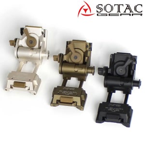SOTAC Wilcox L4G24 CNC 윌콕스 야시경 헬멧 마운트 BK/FDE/SV