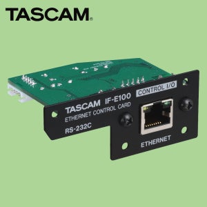 TASCAM IF-E100 타스캠 CD-400U 멀티 포맷 플레이어용 이더넷 컨트롤 카드