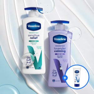 바세린 인텐시브 케어 바디로션 어드밴스드 리페어 400ML + 드라이스킨 리페어 400ML + (증정)바세린 어드밴스드 리페어 바디로션 30ML