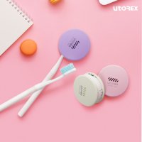 유토렉스 퍼펙트케어 충전식 마카롱 휴대용 칫솔살균기 히팅건조+UV LED 살균