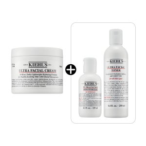 [기획]키엘 울트라 훼이셜 수분크림125ml + 토너250ml + 모이스춰라이저125ml