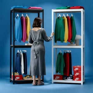 앵글가격 시스템행거 철제 무볼트 조립식 드레스