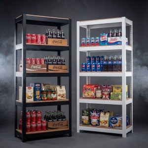 원룸선반 수납철제 다용도 미니 조립 무볼트 랙