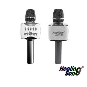 힐링송 Q38 블루투스 마이크 스피커 노래방 휴대용 차량용 20와트