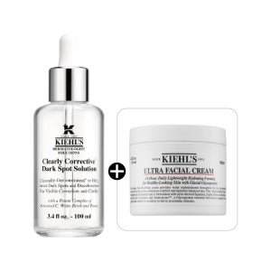 [1+1]키엘 클리어리 코렉티브 다크 스팟 솔루션 100ml+﻿훼이셜 수분크림