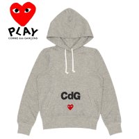 꼼데가르송 X CdG 콜라보 남성 그레이 후드티