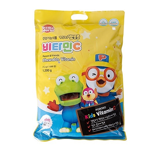 <b>뽀롱뽀롱 뽀로로 비타민C 복숭아맛</b> 1.2g x 1000정
