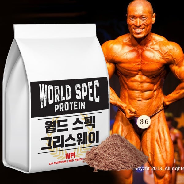 그리스웨이 초코 2kg 위스콘신 WPI 93% 포대유청 단백질 보충제 프로틴 쉐이크