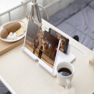 스마트폰 화면 확대 3D 스크린 탁상용 고정대 핸드폰 거치대 휴대폰 렌즈 대형 받침대