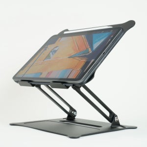 노트북, 태블릿 아이패드 알루미늄 2단 거치대 스탠드(필기, 드로잉 거북목 방지)